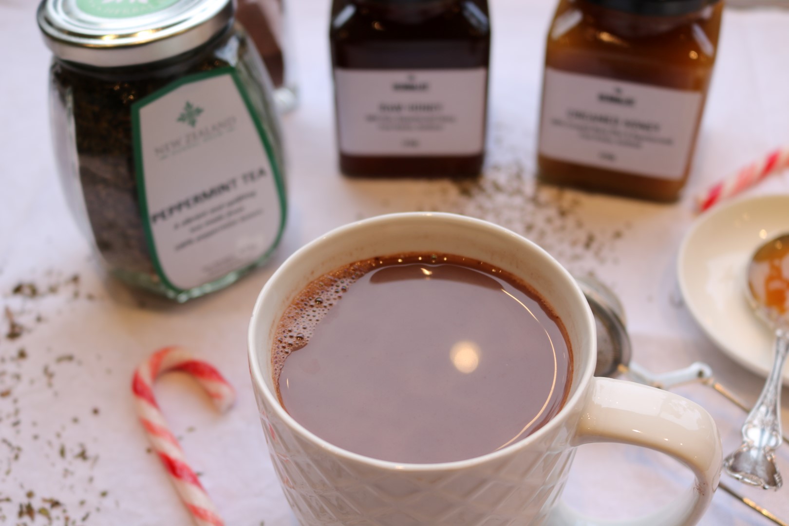 Hot Peppermint Chocolate Drink